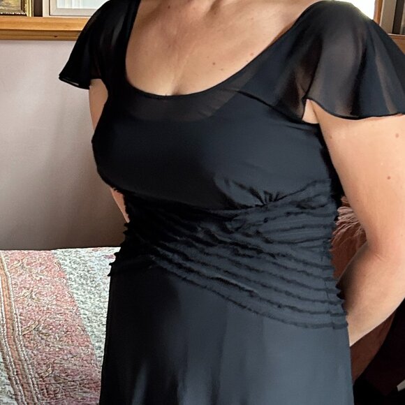 Liz Claiborne Black Midi Dress - Picture 11 of 11